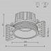 LED луна за вграждане MAYTONI DL058-12W3K-TRS-B ROUND TRIMLESS