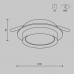 MAYTONI DL086-GX53-RD-BG HOOP
