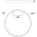 LED плафон MAYTONI MOD058CL-L35BS4K RIM