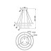 LED пендел MAYTONI MOD058PL-L100B3K RIM