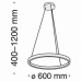 LED пендел MAYTONI MOD058PL-L32BS4K RIM
