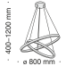 LED пендел MAYTONI MOD058PL-L74B4K RIM