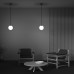 LED пендел за вграждане MAYTONI P039PL-5W3K-20INS-B LUNA