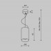 MAYTONI P089PL-25W3K-B EFIR
