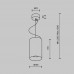 MAYTONI P089PL-33W3K-B EFIR
