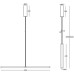LED пендел MAYTONI P096PL-L11BK SUPERSYMMETRY