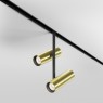 LED спот за магнитна шина Maytoni TR005-4-2x12W-DS-BBS Elti Duo 24W 2700K - 6000K Exility Magnetic track SATIN BRASS DIMMABLE