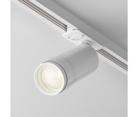 LED прожектор за монофазна шина Maytoni TR021-1-12B3K-Z-W Focus Zoom LED 12W 3000K White Track Light Unity