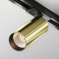 LED прожектор за монофазна шина Maytoni TR021-1-12W3K-W-BBS Focus LED 12W 3000K Satin Brass Track Light Unity