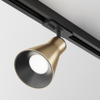 Прожектор за монофазна шина Maytoni TR022-1-GU10-MG Virar Satin Brass Track Light Unity