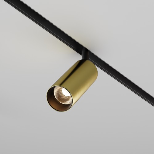 LED спот за магнитна шина Maytoni TR032-4-12W3K-M-DS-BBS Focus 12W 2700K - 6000K Exility Magnetic track Satin Brass DIMMABLE