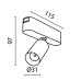 LED осветително тяло за магнитна шина Maytoni TR103-1-5W4K-M-W Focus LED Radity Magnetic luminaire White 5W 4000K