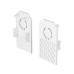 Maytoni TRA034EC-42W Exility Set of 2pc End Caps for recessed mounting track White