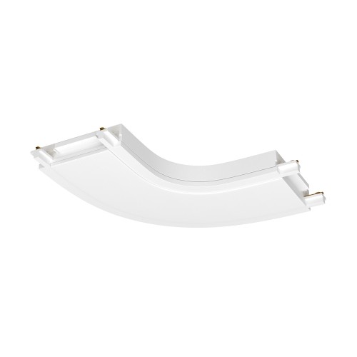 Овален конектор за магнитна шина за открит монтаж Maytoni TRA084CR-11W Radity Round Corner Connector White