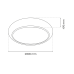 LED плафон MILAGRO ML8132 GEA
