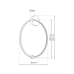 LED плафон за баня MILAGRO ML8860 SATURNO