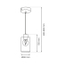 Пендел MILAGRO MLP8554 MADERA