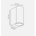 Фасаден аплик NORDLUX 2518021003 DION DOUBLE BLACK