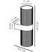 Фасаден аплик NORDLUX 2618231003 KYKLOP RIPPLE MAXI Фасаден аплик NORDLUX 2618231003 KYKLOP RIPPLE MAXI