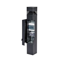 LED градински стълб с контакт NORLYS 893B ARVIKA