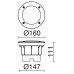 Луна за вграждане в земя NOVOLUX 372A-G31X1A-02 BELGRADO-16