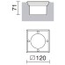 Луна за вграждане в земя NOVOLUX 379B-G31X1A-30 SIO SQUARE