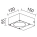 LED фасаден аплик NOVOLUX 447B-L01D6A-04 GUIU