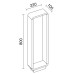 LED градински стълб NOVOLUX 455B-L0110B-01 SIBILA