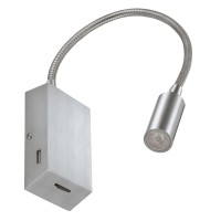 LED аплик с ключ и USB NOVOLUX 517E-L0103B-35 LEIDEN