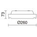 LED фасаден плафон NOVOLUX 521A-L0213B-03 AELIS