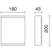 LED фасаден аплик NOVOLUX 535A-L0106A-04 CELLA