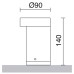 LED фасаден аплик NOVOLUX 537A-L0107A-04 CAIRO
