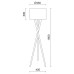 Лампион NOVOLUX 621A-G05X1A-50 + A29B-004-CA WOOD