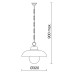 Градински пендел NOVOLUX 670B-G05X1A-33 ANECY