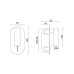 LED аплик за вграждане в стена NOVOLUX 704B-L0103B-02-47 DIRK