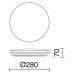 LED плафон за баня NOVOLUX 731D-L4118B-28 CARME IP44 CCT