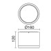 LED луна за външен монтаж NOVOLUX 805C-L3135B-03 BUIS