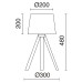 Настолна лампа NOVOLUX 845B-G05X1A-50 + A26B-004-CA LARS