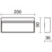 LED фасаден аплик NOVOLUX 847A-L0107B-01 ABAR