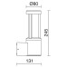 LED фасаден аплик NOVOLUX 848A-L0109A-04 ADAY