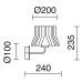 Аплик NOVOLUX 859D-G05X1A-01-RA CORA