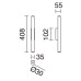 LED аплик NOVOLUX 906D-L31H1B-01 TANIA 