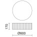 LED плафон NOVOLUX 908B-L0125B-RA VORADA