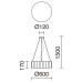 LED пендел NOVOLUX 908E-L0125B-RA VORADA
