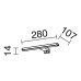 LED аплик за баня NOVOLUX 970A-L0206B-32 BLIZZARD