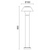 LED градински стълб NOVOLUX 976C-L33RCB-04 BUCKET 4000K DIMM