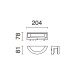 LED фасаден аплик NOVOLUX 982A-L3109A-02 LOOP