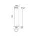 LED градински стълб NOVOLUX 982C-L3309A-02 LOOP