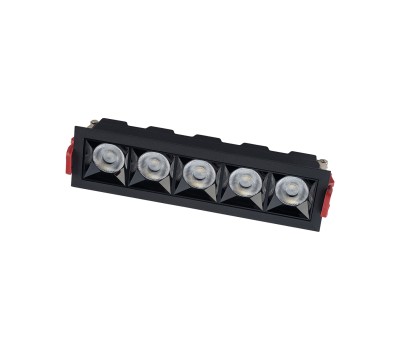 LED луна за вграждане NOWODVORSKI 10065 MIDI LED BLACK 20W 4000K