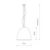 Пендел NOWODVORSKI 10324 EGG L WHITE/COPPER